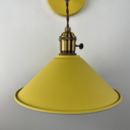 Бра С Подвесным Плафоном Braid Wall Yellow Imperiumloft 181879-26 - фото