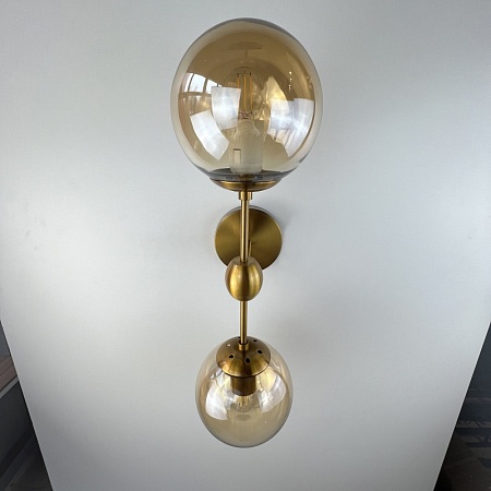 Бра Modo Sconce 2 Globes Gold Imperiumloft 84999-22 - фото
