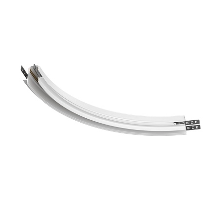 Коннектор радиусный R300 Exility встраиваемый белый - фото