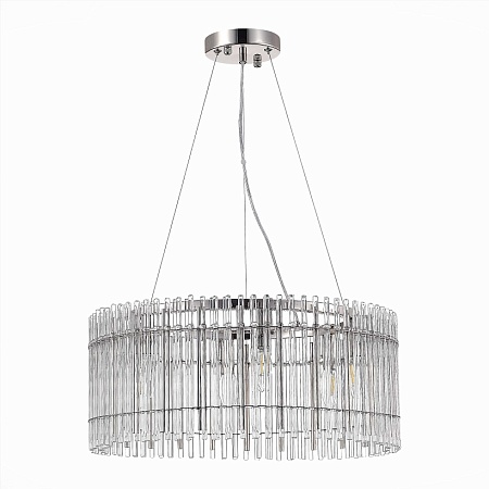 Люстра подвесная ST-Luce Никель/Прозрачный E14 6*40W SL1656.113.06 - фото