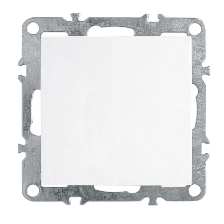 Выключатель 1-клавишный (механизм), STEKKER, PSW10-9103-01, 250В, 10А, серия Эрна, белый - фото