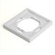 Рамка STEKKER, PFR00-5001-01 1-местная, серия Эмили, белый фарфор, soft touch - фото