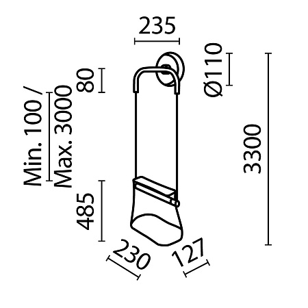 Настенный светильник (бра) Maytoni MOD170WL-L8BS3K1 - фото