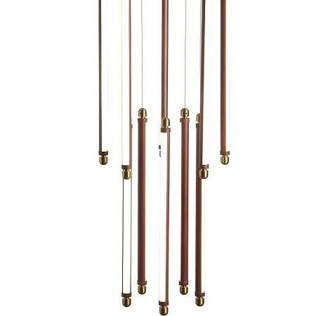 Светильник подвесной ST-Luce Латунь/Терракотовый, Белый LED 10*6,5W 3000K SL6225.303.10 - фото
