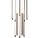 Светильник подвесной ST-Luce Латунь/Терракотовый, Белый LED 10*6,5W 3000K SL6225.303.10 - фото