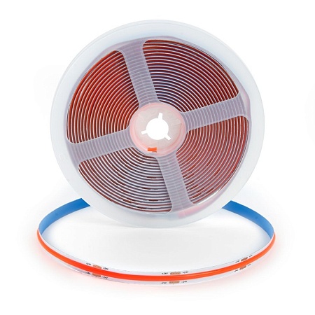 Светодиодная COB лента Feron LS530 320SMD(2110) 8Вт/м 24V 5000*8*1,8мм IP20, красный - фото