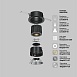 Встраиваемый светильник Technical Wise DL057-7W3K-B - фото