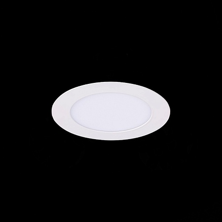 Св-к встр. Белый LED 1*6W 3000K 480Lm Ra80 110° IP20 D90xH30 220-240V ST210.538.06 - фото