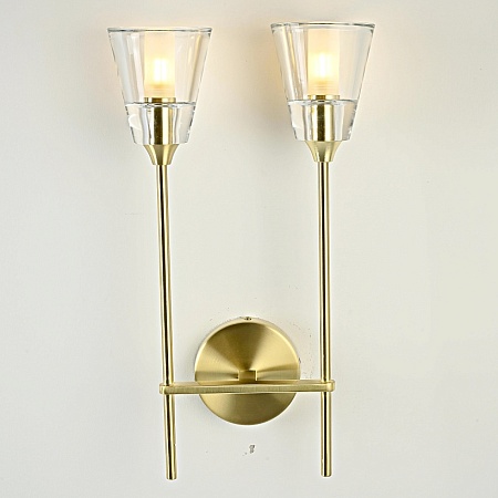 Бра Rh Torche De Verre Double Wall Lamp Imperiumloft 75065-22 - фото