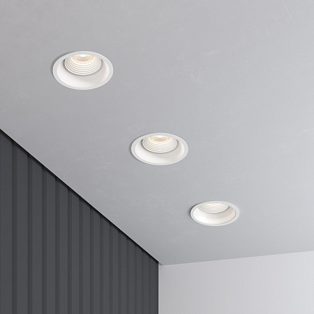 Светильник встраиваемый Punto белый 25016/01 Elektrostandard - фото