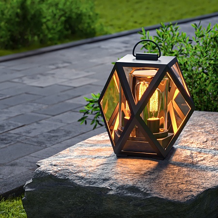 Ландшафтный светильник Ambra S IP44 35133/S черный Elektrostandard - фото