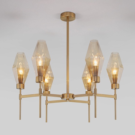 Потолочный светильник Eurosvet 60143/6 латунь - фото