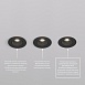 DK3071-WH+BK Встраиваемый светильник, IP 20, 10 Вт, GU5.3, LED, белый/черный, пластик - фото