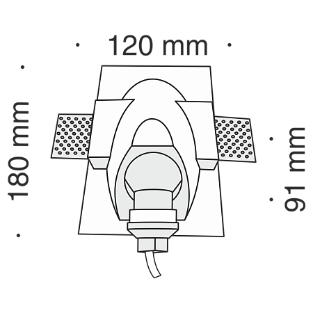 Встраиваемый светильник Technical DL012-1-01W - фото