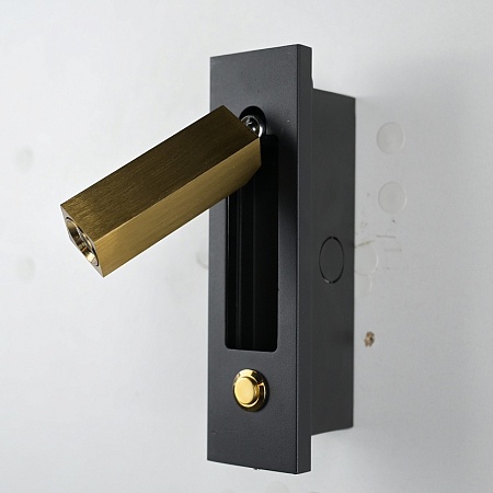 Бра Chelsom Wall Led Dock Brass Imperiumloft 144290-22 - фото