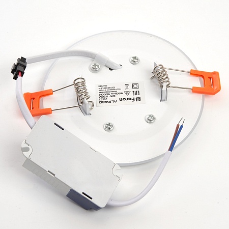 Светодиодный светильник Feron AL2440 встраиваемый 6W 4000K и подсветка 4000К белый - фото