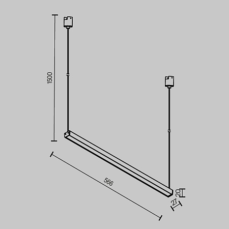 Трековый светильник Technical BASIS TR170-1-26W3K-B - фото