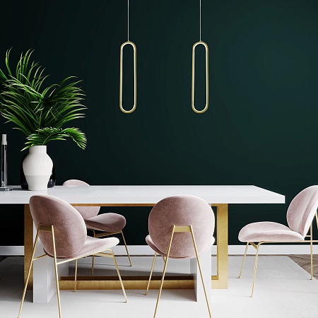 Подвесной светильник Eurosvet 90269/1 черный/золото - фото