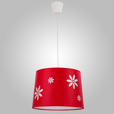 Подвесной светильник с красным абажуром 2416 Flora - фото