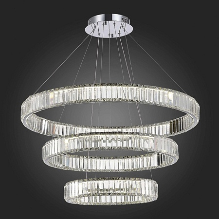 Люстра подвесная ST-Luce Хром/Прозрачный LED 1*122W 4000K SL1622.103.03 - фото