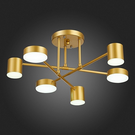 Светильник потолочный Золотистый/Золотистый LED 6*7W 4000K SLE201022-06 - фото