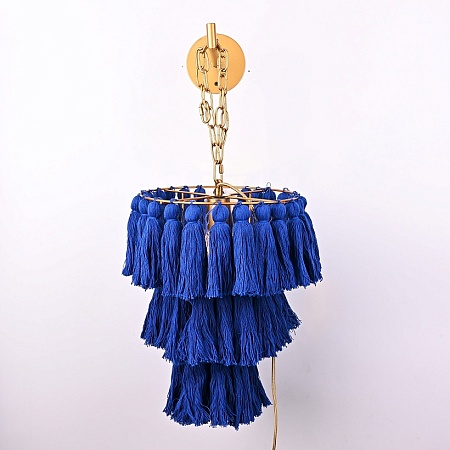 Настенный Светильник Tassel Wall Синий Imperiumloft 268534-26 - фото