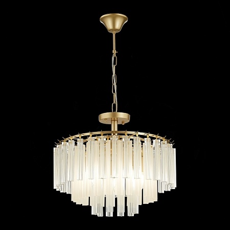 Светильник подвесной Шампань/Шампань, Прозрачный E14 5*40W SLE260103-05 - фото