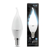 Светодиодная лампа Gauss Свеча на ветру 9,5W 950Lm 4100K E14 104101210