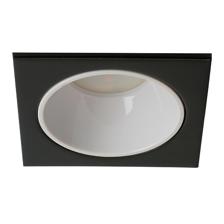 Светильник встраиваемый Feron DL3112 потолочный MR16 G5.3  черный + белый - фото