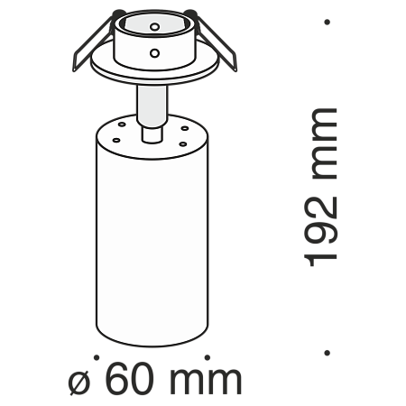 Потолочный светильник Technical C018CL-01W - фото