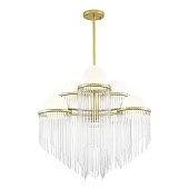 Люстра подвесная ST-Luce Золотистый/Белый E27 6*60W SL1511.203.06