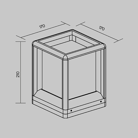 Ландшафтный светильник Outdoor O455FL-01GF1 - фото