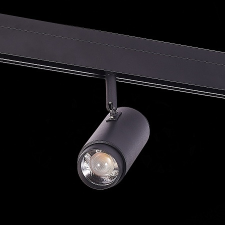 Магнитный трековый светильник ZOOM Черный LED 1*6W 3000K 667Lm Ra>80 10-60° IP20 L137xW ST357.436.06 - фото
