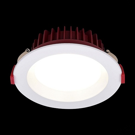 Св-к встр. Белый LED 1*24W 4000K 1 920Lm Ra80 100° IP44 D165xH54 100-240VV ST752.548.24 - фото