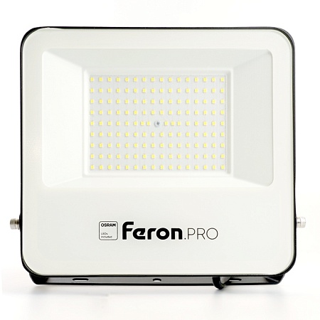 Светодиодный прожектор Feron.PRO LL-1000 IP65 100W 6400K  черный - фото