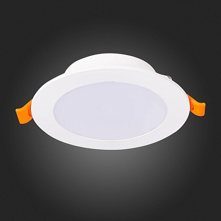 Св-к встр. Белый LED 1*10W 3000K/4000K/6000K 850Lm Ra80 110° IP20 D120xH30 220-240V ST212.508.10 - фото