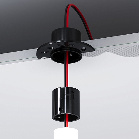 Встраиваемое крепление для круглого гибкого неона Full light черный FL 2860 Elektrostandard - фото