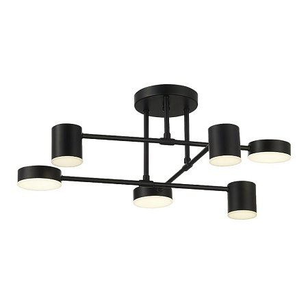 Светильник потолочный Черный/Черный LED 6*7W 4000K SLE201042-06 - фото