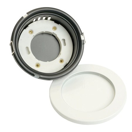 Светильник встраиваемый Feron DL544 потолочный GX53 белый IP44 - фото