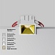 Встраиваемый светильник Technical Alfa LED DL043-01-10W4K-SQ-W-1 - фото