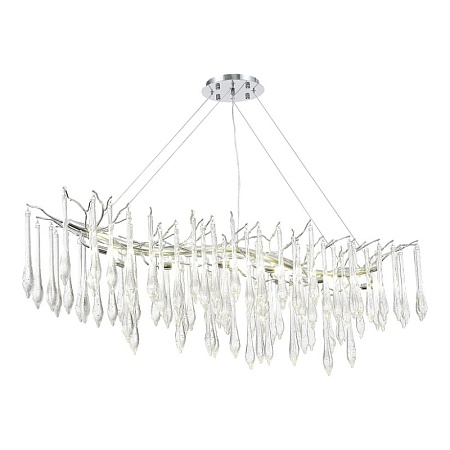 Светильник подвесной ST-Luce Хром/Хром, Прозрачный G9 12*5W 4000K SL1660.113.12 - фото