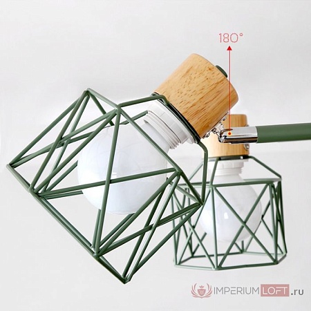 Потолочная Люстра Corf B3 Green 8 Lamps Imperiumloft 189485-26 - фото