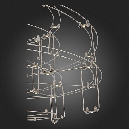 Люстра подвесная ST-Luce Хром/Хром LED 64*0,2W 3200K SL798.103.64 - фото