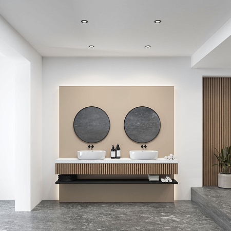 DK3101-BK Встраиваемый влагозащищенный светильник, IP65, до 10 Вт, LED, GU5,3, черный - фото