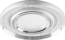 Светильник встраиваемый с LED подсветкой Feron CD960 потолочный MR16 G5.3 прозрачный