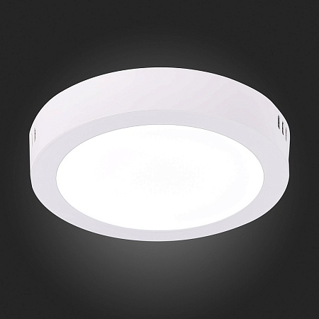 Светильник настенно-потолочный Белый LED 1*12W 3000K 715Lm Ra80 120° IP20 D160xH28 90-2 ST112.532.12 - фото