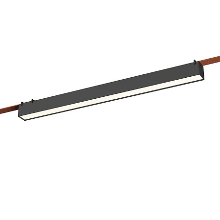 Св-к трек. Черный LED 1*24W 3000K 1 200Lm Ra90 120 IP20 L642xW40xH45 48V ST456.436.24 - фото
