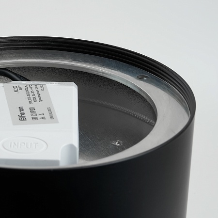 Светильник накладной со светодиодами 20W, 1400Lm, черный (4000К), AL200 “Simple matte” - фото