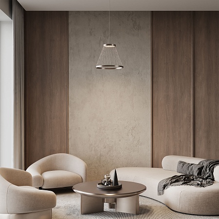 Подвесной светильник Eurosvet 40016/1 LED коричневый - фото