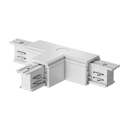 Коннектор Т-образный левый Trinity белый - фото